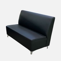 병원대기실/약국대기소파 블랙 쇼파 2 ~ 4인용, 2번다리