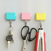 히키스 자석타입 다용도 고리 행거 MAGNETIC HOOK 도고리, 에메랄드