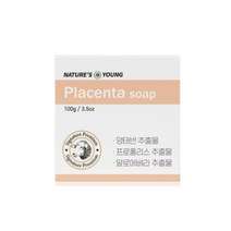 네이쳐스영 양태반 비누 100g 모공 각질 플라센타비누, 100g 3개