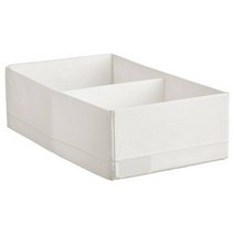 이케아 IKEA 칸막이정리함 화이트 20x34x10cm 폴리에스테르, 이미지참조, 1개