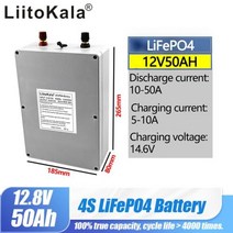 전동킥보드배터리 리튬배터리 36V 60V 12V 딥 사이클 충전식 배터리 팩 128V 30Ah 50Ah 수명주기 4000 내장 BMS 보호, 12.8V50Ah