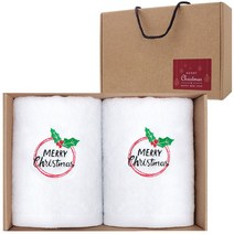 어메니티타올 크리스마스 150g 수건 2장 선물세트 연말 성탄절 기념품, 선택4