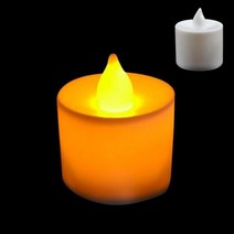 촛불 캔들 diy 가성비불꽃이없는 led 차 조명 배터리 구동 coloful 깜박이는 기둥 봉헌 tealight 로맨틱 파티 홈 장식, 따뜻한