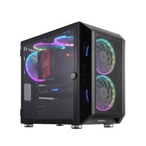 대양케이스 ME MINI MAX RGB 강화유리 블랙 (미니타워), 단일