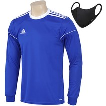 아디다스 SQUAD 17 긴팔저지 티셔츠 + 패션마스크