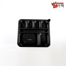 7칸 7칸찬 DW-L1 돈가스용기 배달 도시락용기세트 도시락 DW 포장 L1호 50개, SG0837 / 50개