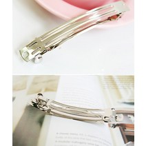 헤어핀부자재 머리핀재료 헤어악세사리 만들기 N8 10cm자동핀대 5개