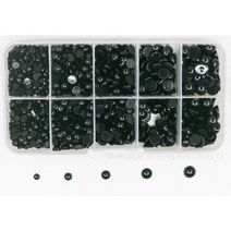 반원형 눈알세트 1 100p 인형눈알