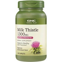 GNC 허브플러스 활력 밀크씨슬 1300mg 120정