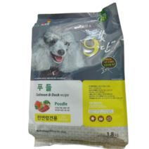 목우촌 전연령용 오리 펫9단 푸들 전용사료, 가수분해 닭고기+연어분+MSM(식이유황), 1.8kg, 4개