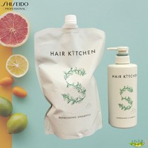 시세이도 헤어키친 리프레싱 1000ml 자연주의샴푸 [지성두피용샴푸] 청소년샴푸, 밸런싱(민감성두피용)