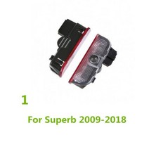 자동차 LED 도어 로고 웰컴 라이트 레이저 프로젝터 2 개 고스트 스코다 수퍼브 룸스터 페비아 옥타비아 A5 A7 3 VRS, 3000 천개 황금_Skoda Pure white