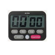 아쿠바 디지털 듀얼 타이머, 블랙, 4개