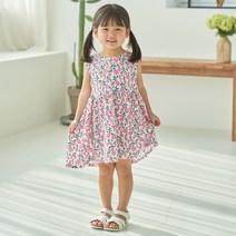 여름 캔디 플라워 민소매 원피스 유아동 여아 바캉스 FM02
