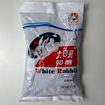 군것질 수입과자 중국간식 토끼사탕 우유사탕 나이탕 따바이투 227g, 토끼사탕(우유캔디227g)