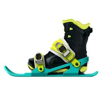 인라인스키 눈을 성인 미니 스키 스케이트 짧은 스키 보드 스노우 블레이드 조정 가능한 바인딩 휴대용 스키 신발 스노우 보드