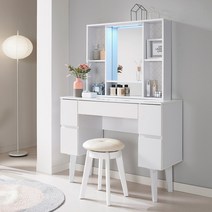 퍼니아트 LPM하이그로시 큐리어스 LED조명 화장대