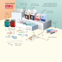 델리 미니줄자 2M 그린, 단품