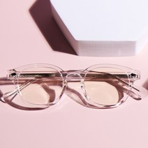 멜라크메 남여공용 패션 베이직 사각 라운드 메탈바 뿔테