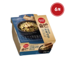 햇반 솥반 전복내장 영양밥, 6개, 200g