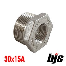국산 스텐 304 부싱 30x15A / SUS 304 스텐레스 소켓 무독성 부속 연결