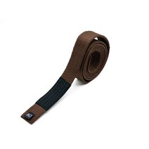 브라질 주짓수 BJJ 벨트 A0 A1 A2 A3 A4 블랙 퍼플 블루 화이트 자수 이름 215cm, 03 브라운_01 A0