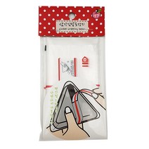 김 없는 삼각김밥 포장지 비닐 15장, 삼각김밥 포장비닐15장 X 6개