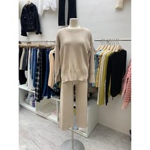 돌체비타샵 데일리 울 라운드넥 니트 밴딩 바지 상하의 세트