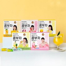 티젠 콤부차 30스틱x2박스(레몬/베리/피치/유자 택2), 8.피치30T+베리30T