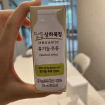 상하목장 유기농 우유, 18개, 125ml