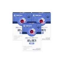 대웅제약 세노메가 오메가3 코큐텐 큐텐+3개월 혈행혈압케어