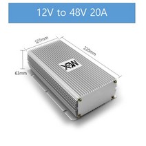 인버터 캠핑 차량용 인버터 캠핑 차량용 xwst dc dc 12v 48v 스텝 업 컨버터 12vdc 48vdc 전압 안정기 1a 20a 출력 부스트 전력 컨버터 78, 협력사, 20a 알루미늄