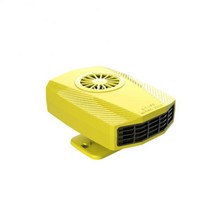 자량용 서리 제거기 자동차 에어 히터 12V 150W 빠른 공기 송풍기 난방 에어컨 앞 유리 성에 제거 김 서림, [02] yellow