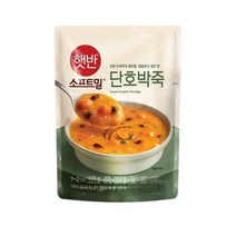 햇반 소프트밀 단호박죽 420gX8개, 상세페이지 참조