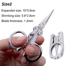 휴대용 스테인리스 스틸 낚시 가위 플라이어 컷 PE 라인 브레이드 커터 잉어 도구 액세서리, 04 Size2