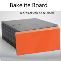 베크라이트 베크라이트판 베크라이트쫄대 10t 판재 BAKELITE 조기대 보드 레드 블랙 베이클라이트 플랫 플레이트 시트 페놀 수지 절연 보드 패널 1/2/3/5/6/8/20/m, 블랙 4mm 1개
