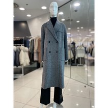 [보브] 헤링본 패턴 더블 코트 7122416500 뉴코아일산