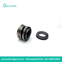 벨로우즈 MG122 G6 MG122Z MB122 10922 고무 벨로우 메카니컬 씰 진공 펌프 SICSICVIT 용 시트가있는 MG1 크기 22mm, [01] SICSICVIT