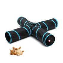 십자형 고양이 터널놀이 바스락터널 고양이흥미유발 고양이장난감 고양이터널놀이 고양이터널하우스 고양이, 상세 참조