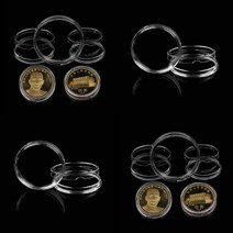 동전 수집 케이스 수집용품 아크릴 투명 동전보관 기념주화 취미, 27mm