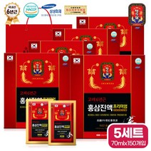 명기삼 고려6년근 홍삼진액 프리미엄 + 쇼핑백, 70ml, 150개입