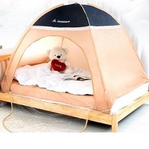 INY688613실내용 원터치 난방텐트(3-4인용) 투명창 바닥없음