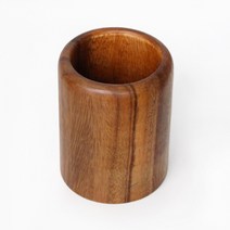 원형 나무 수저통 1310 l 업소용 식당 우드 수저꽂이, 1개