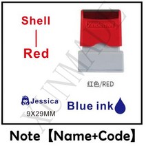 서명 스탬프 아기 이름 헝겊 책 감광성 DIY Scrapbooking 일기 카드 웨딩 장식, [15] Custom name