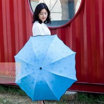 접이식우산 암막 자외선차단 튼튼한 우산 양산 플라워