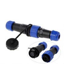 SP16 방수 도킹 커넥터 3/4/5/6/7/9 PIN IP68 전원 케이블 커넥터 남성 플러그 및 여성 소켓 커넥터, 6P