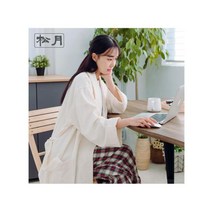 [송월타월] 프리미엄 호텔가운, 크림아이보리M