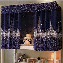 JIAHG Students Dormitory Bunk Bed Curtains Single Bed Tent Curtain Shading Nets Dustproof Blackout C, 1