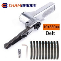 에어 앵글 머신 벨트 샌더 샌딩 공압 기계 도구 10 개샌딩 포함 10x330mm, CHINA, Type 2