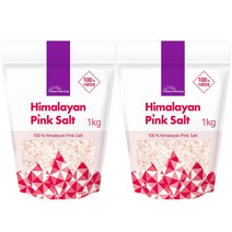 네이처모닝 히말라야 핑크솔트 굵은소금 1kg, 2개